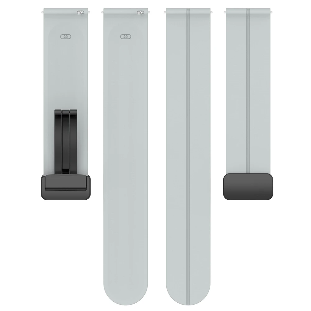 Correa de silicona con hebilla magnética de 20mm y 22mm para Huami Amazfit BALANCE/Bip 5 3 Pro, pulsera para Amazfit GTR 4 GTR3 Pro/GTS 2 2e - imagen 5