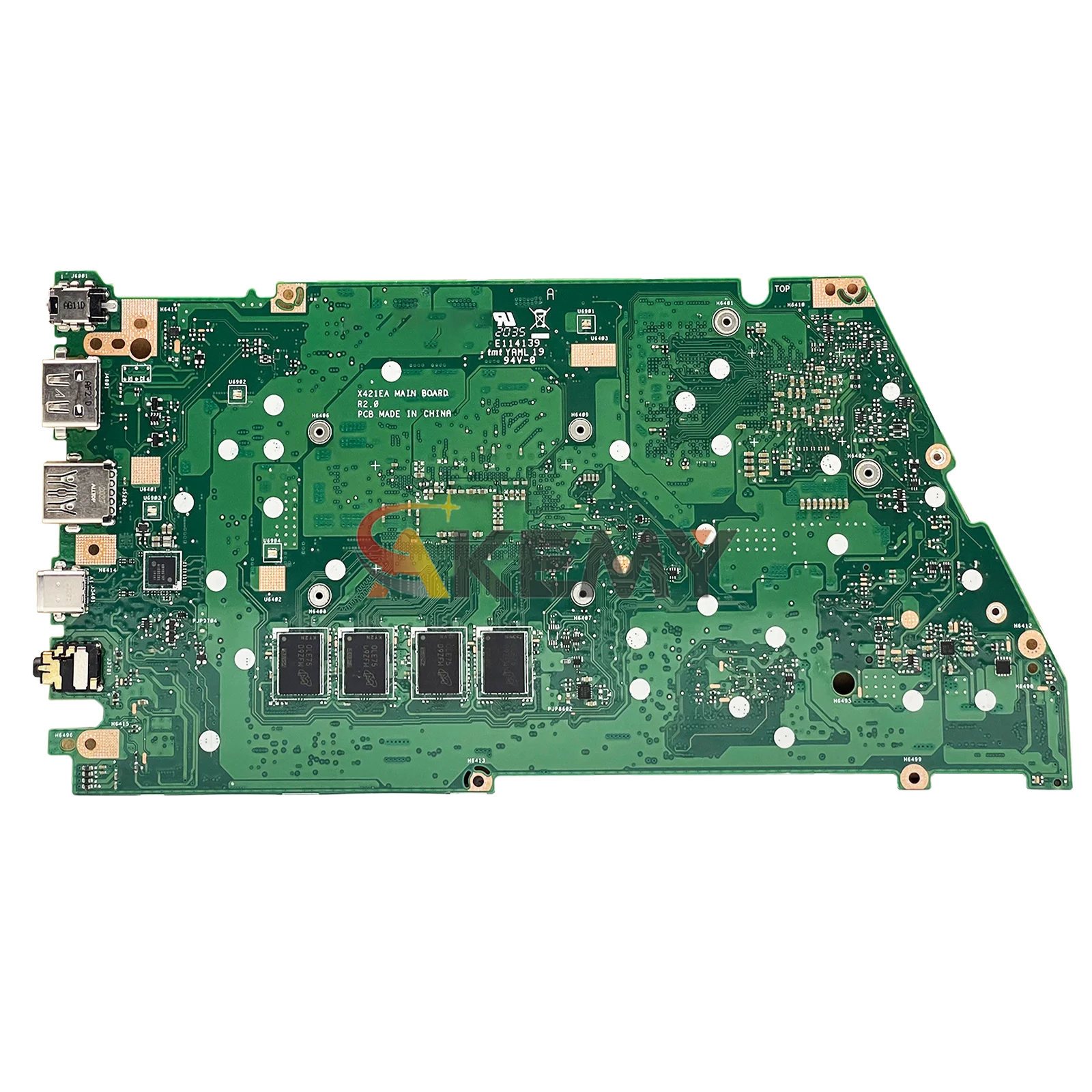 Placa base para ordenador portátil X421EQ para ASUS X421E ADOL14EA I421E R421E K433E V433E X421EQY X421EPY X421EQYB placa base 11th Gen I3 i5 i7 U - imagen 2