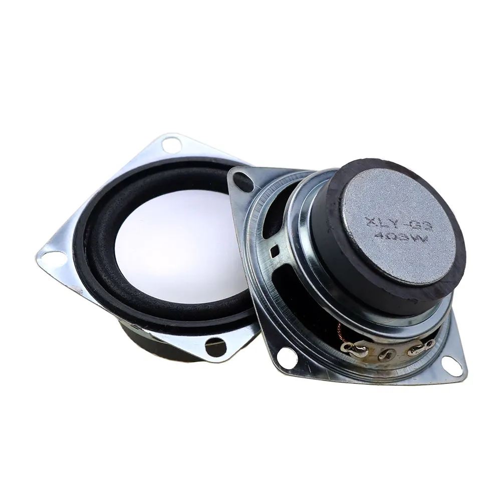 YuXi 1 Uds 4R 3W altavoz 53mm altavoz cuadrado borde de espuma magnética externa tapa de goma plateada 53*43*23mm - imagen 3