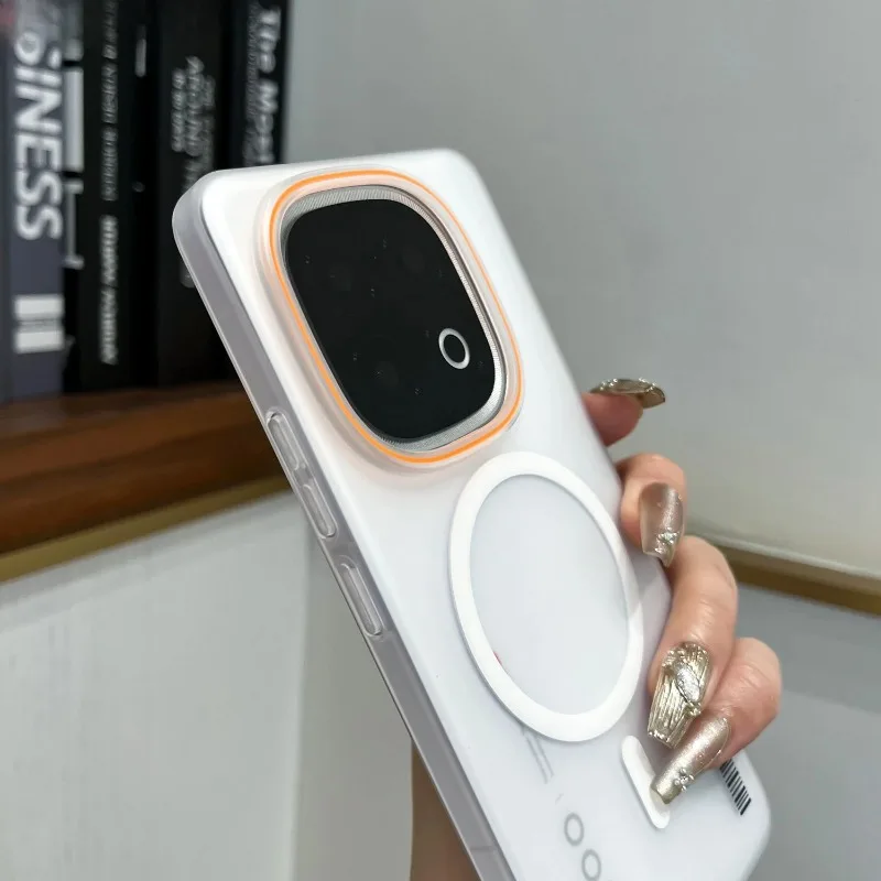 Funda de PC mate para VIVO IQOO Z10 Turbo Pro, magnética a prueba de golpes para Magsafe, cubierta dura translúcida esmerilada para IQOO Z10Turbo Plus - imagen 5