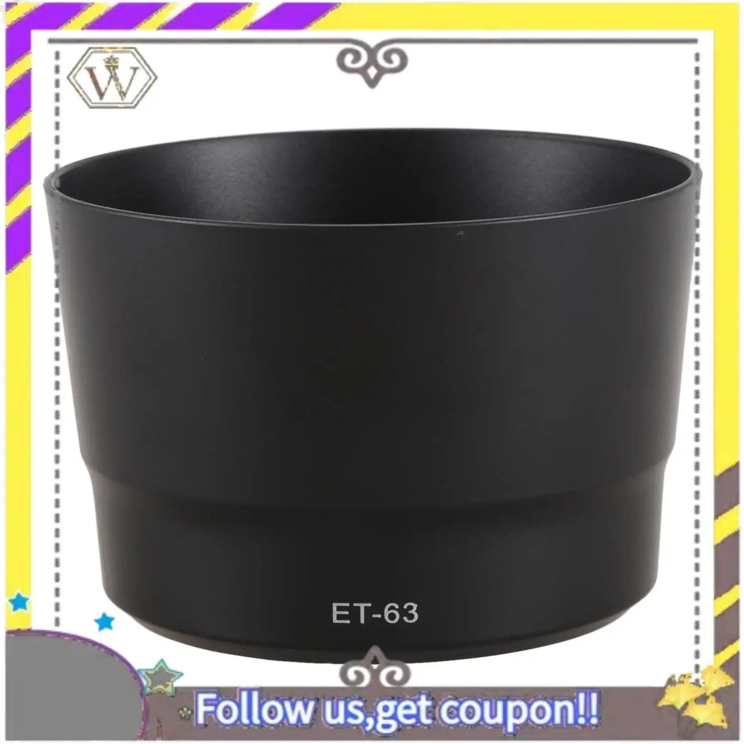 Nuevo 1 Uds parasol de lente de montaje de bayoneta para Canon Ef 50Mm F1.8 STM (reemplazar para Canon Es-68) y 1 Uds ET-63 parasol para Canon EF-S 55-2