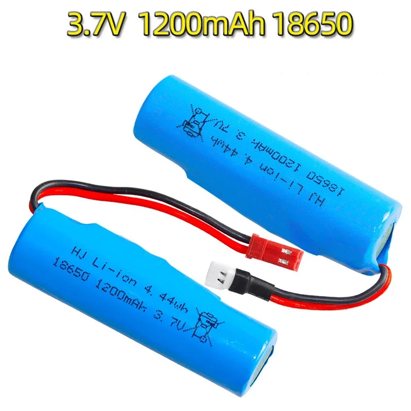 Batería de litio recargable 3,7 V 1200mAh 18650 para escalar vehículo todoterreno batería de vehículo de torsión con placa protectora - imagen 4