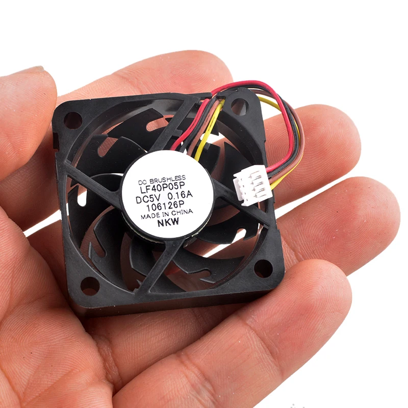LF40P05P 4cm x 40mm ventilador de refrigeración 40x40x10mm DC5V 0.16A 4 pines 8000rpm ventilador de rodamiento MagFix para enrutador ordenador Industrial Raspberry Pi - imagen 5