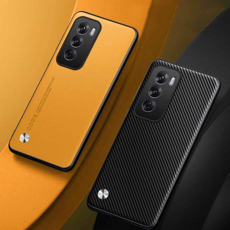 Funda de cuero PU de lujo para OPPO Reno 12 Pro 5G 12Pro, funda trasera de silicona con protección completa para teléfono OPPO Reno 12 Reno12 Pro - imagen 2