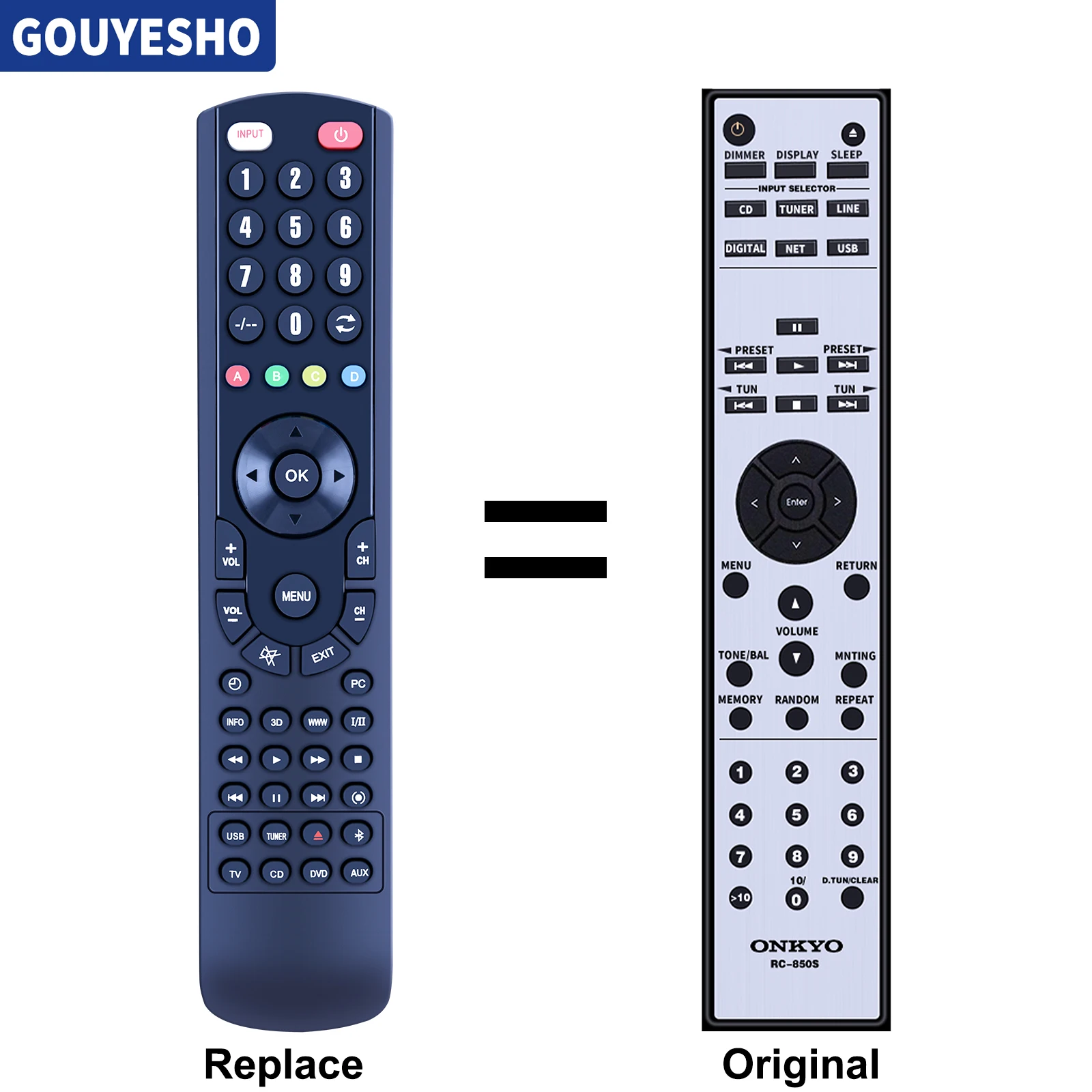 Mando a distancia para receptor de CD de red, Control remoto para Onkyo 24140850, RC-850S, CR-N755, CR-N755-B, CS-N765, CR-N775-B, CR-N755-S