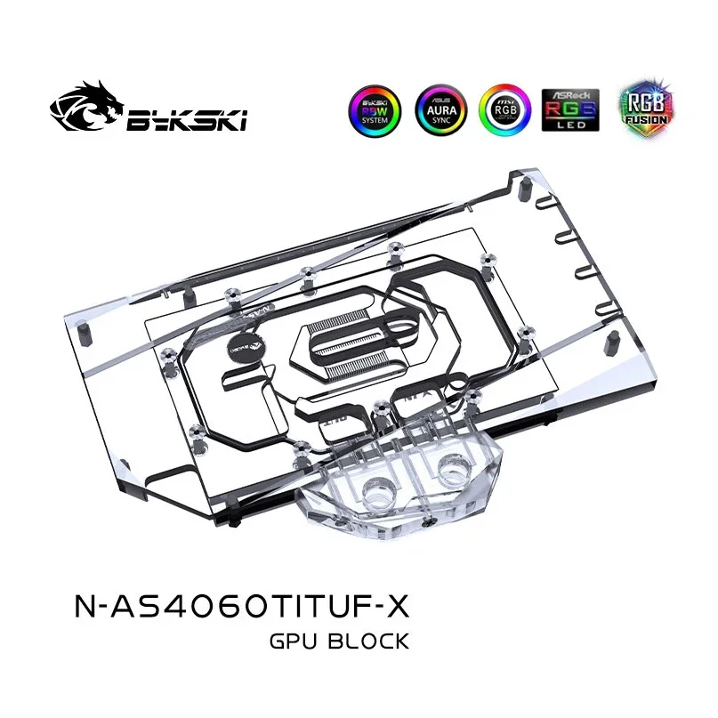 Bloque de agua Bykski para tarjeta GPU ASUS GeForce RTX 4060 Ti TUF/ROG Strix GAMING/prevent la corrosión/N-AS4060TITUF-X - imagen 3
