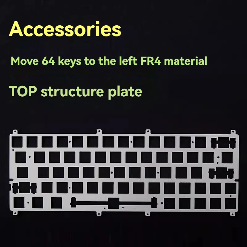 Accesorios para teclado mecánico RULE60v3, placa de posicionamiento, Kit de sonido, batería, carcasa superior individual para accesorios de teclado mecánico - imagen 5