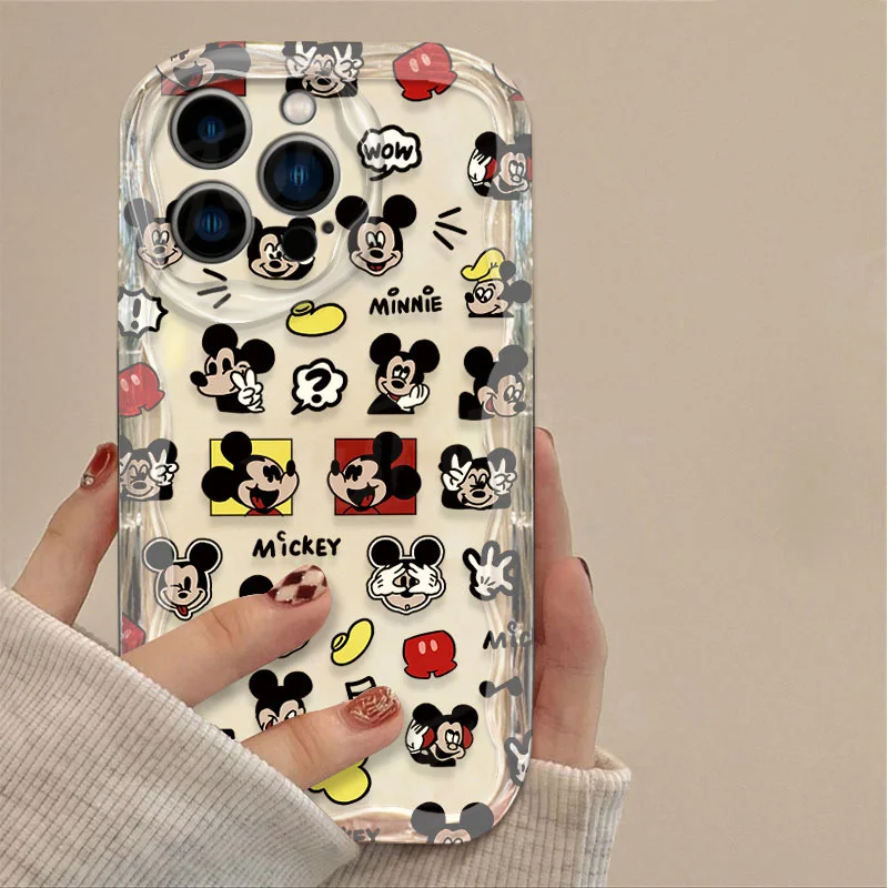 Funda de Tpu de Mickey Mouse para Realme C53 C35 C55 C21Y C21 C25Y 5 6 7 12 Pro 5i 6i C51 C33 C31 Note 50 C11 C12 C15 C25 C67 C30 C20