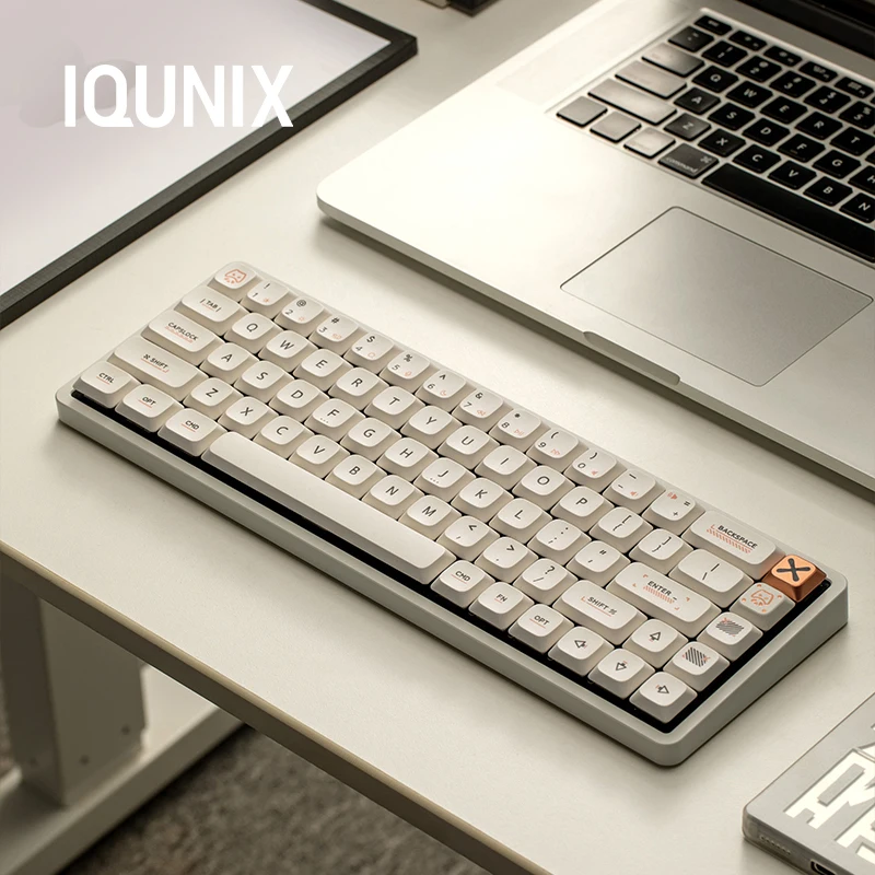 IQUNIX MG65 MG75 MG96 Teclado mecánico de eje bajo, Bluetooth inalámbrico, tableta de oficina portátil, computadora portátil, conexión externa - imagen 5