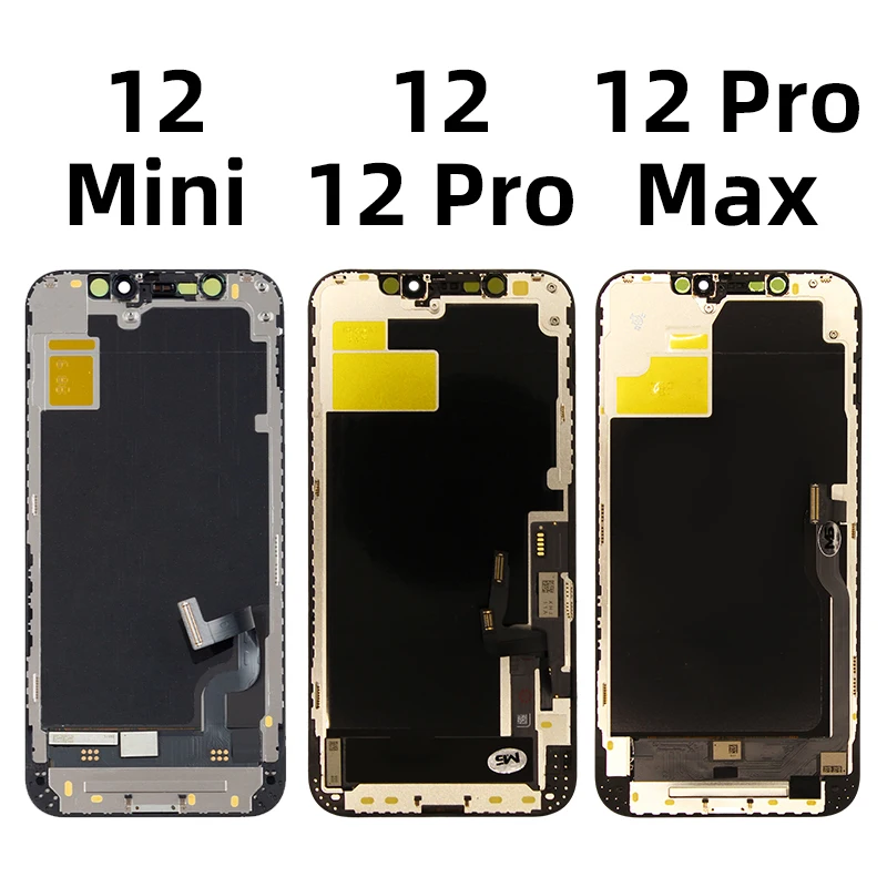 100% probado de alta calidad nuevo OLED para iPhone X XR XS MAX pantalla 3D Digitalizador de pantalla táctil para 12 13ProMax LCD pieza de repuesto - imagen 4