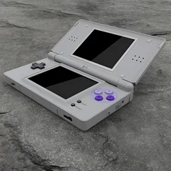eXtremeRate Carcasa Nintendo DS Lite – Repuesto Estilo SNES