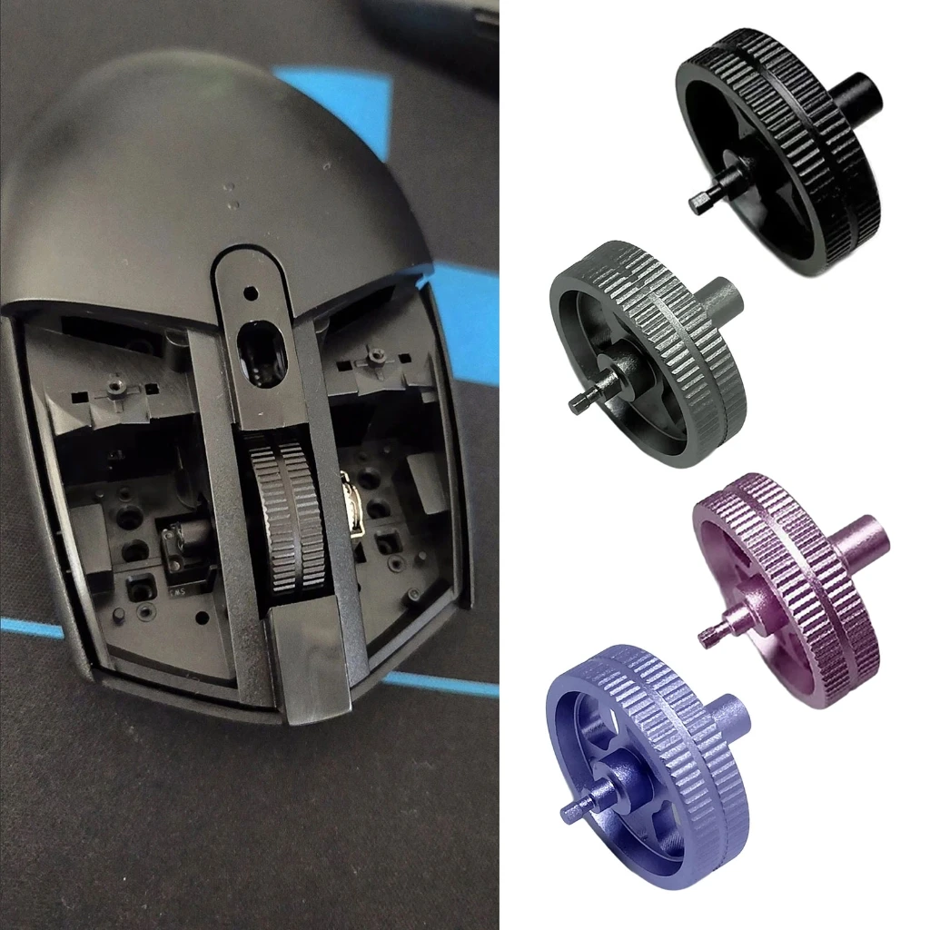Rueda de desplazamiento para ratón de juegos, polea de Metal, reparación de rueda rodante de repuesto para ratón G102 G304 G305, 1 ud. - imagen 3