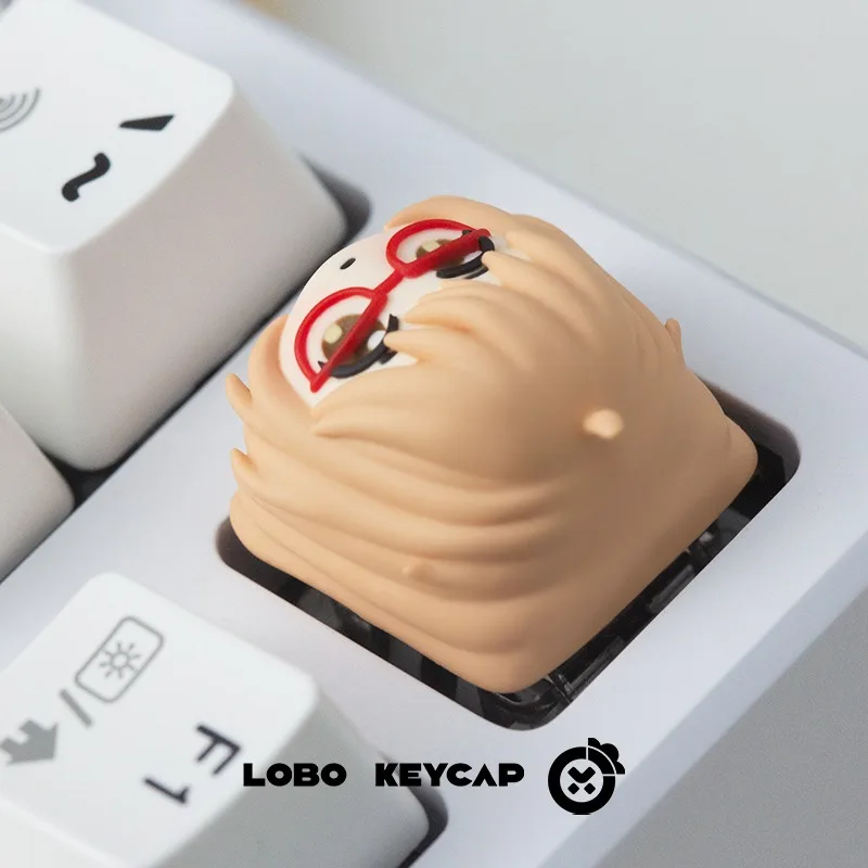 Más allá del límite teclas personalizadas Kuriyama Mirai resina 2D Teclado mecánico accesorios personalizados para juegos Oficina Anime - imagen 4