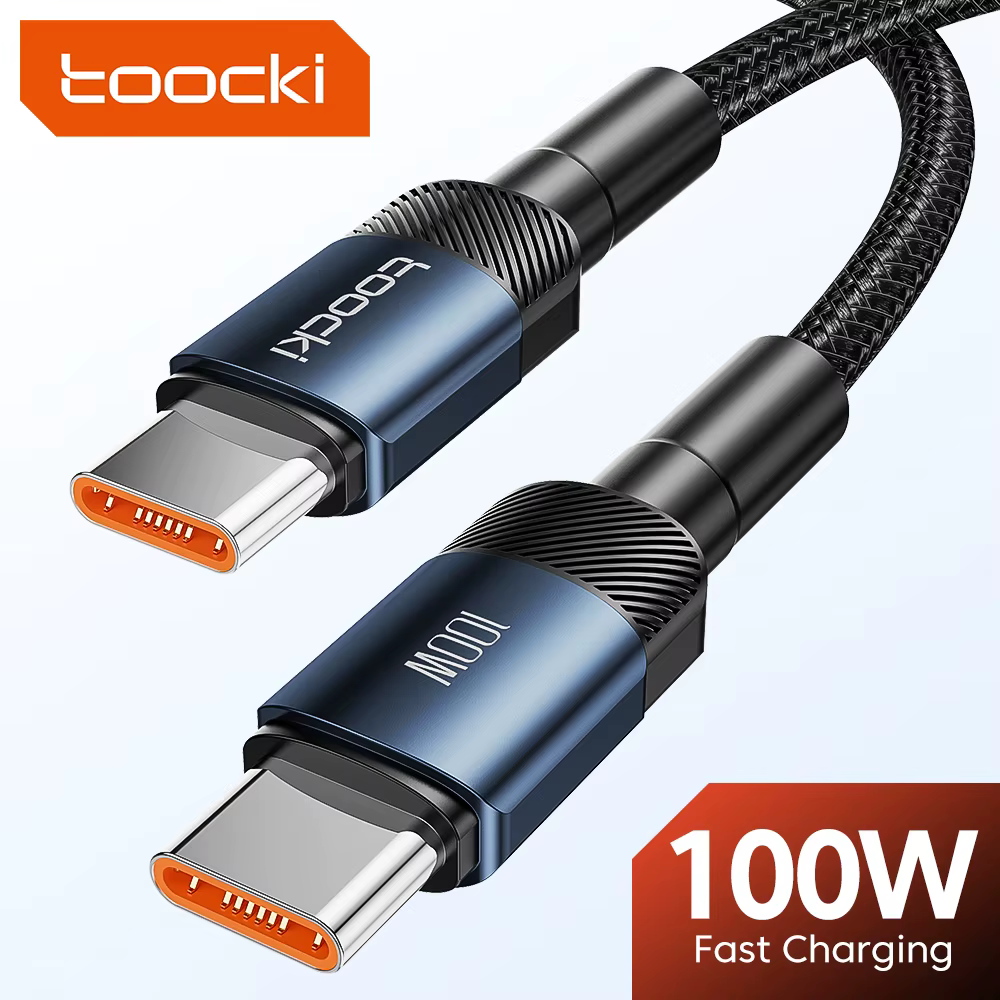 Toocki Cable USB-C 100W Carga Rápida para MacBook Samsung