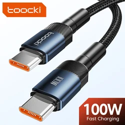 Toocki Cable USB-C 100W Carga Rápida para MacBook Samsung