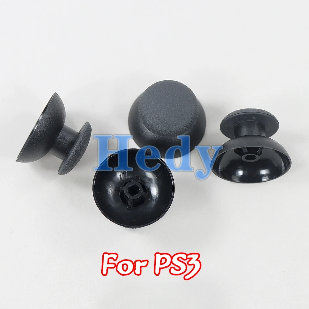 300 Uds para PS3 Joystick transparente sólido tapas de pulgar analógicas 3D tapa de seta para controlador de juego Playstation 3 PS3