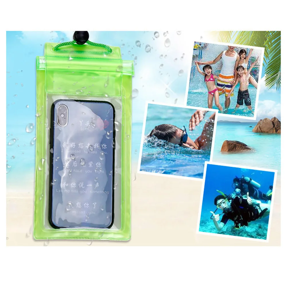 Bolsa de teléfono con sellado impermeable, bolsas de natación universales, funda de teléfono con sellado, bolsa de protección subacuática transparente para iPhone y Samsung - imagen 5