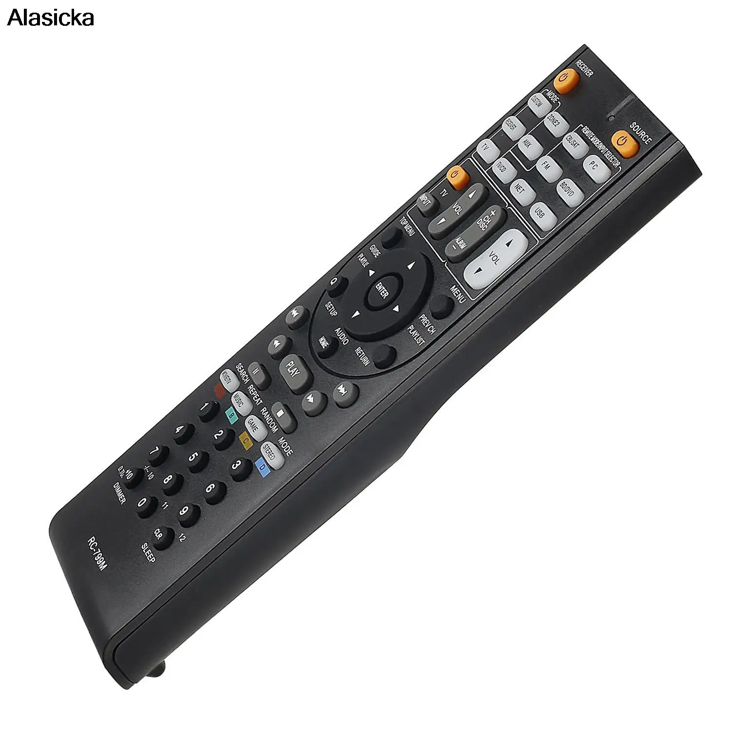 Control remoto para ONKYO AV RC-799M RC-737M RC-834M/RC-735M RC-765M TX-NR414 TX-NR515 TX-NR717 TX-SR507S TX-SR507 receptor AV - imagen 2
