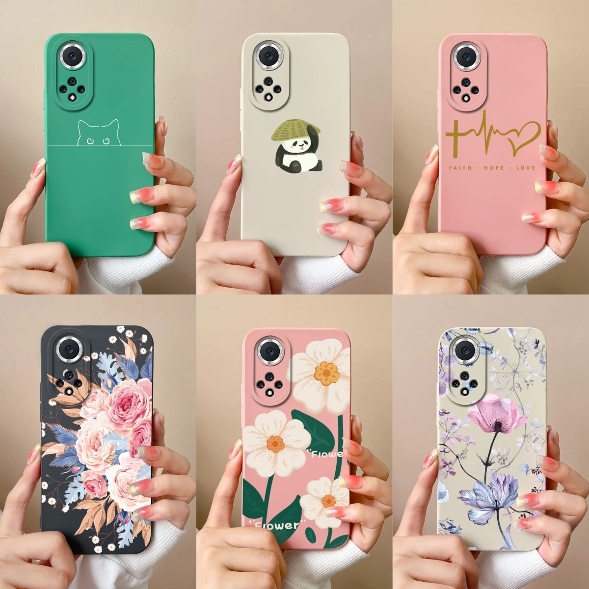 Para Huawei Nova 9 Pro 9 SE Funda encantadora de dibujos animados de alta calidad Funda de teléfono suave para Huawei Nova9 Funda de parachoques antideslizante ligera