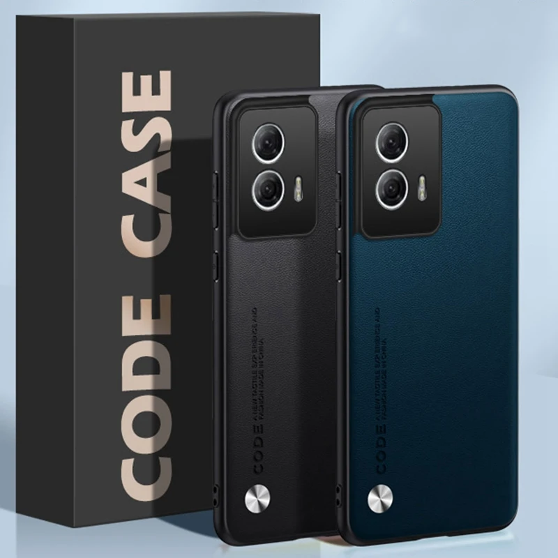 Funda de cuero PU de lujo para Motorola Moto G85 5G, funda trasera de silicona a prueba de golpes, funda de teléfono de protección completa para Motorola S50 Neo - imagen 3