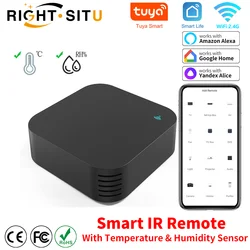 Control Remoto Inteligente IR Tuya – Sensor Temperatura Humedad