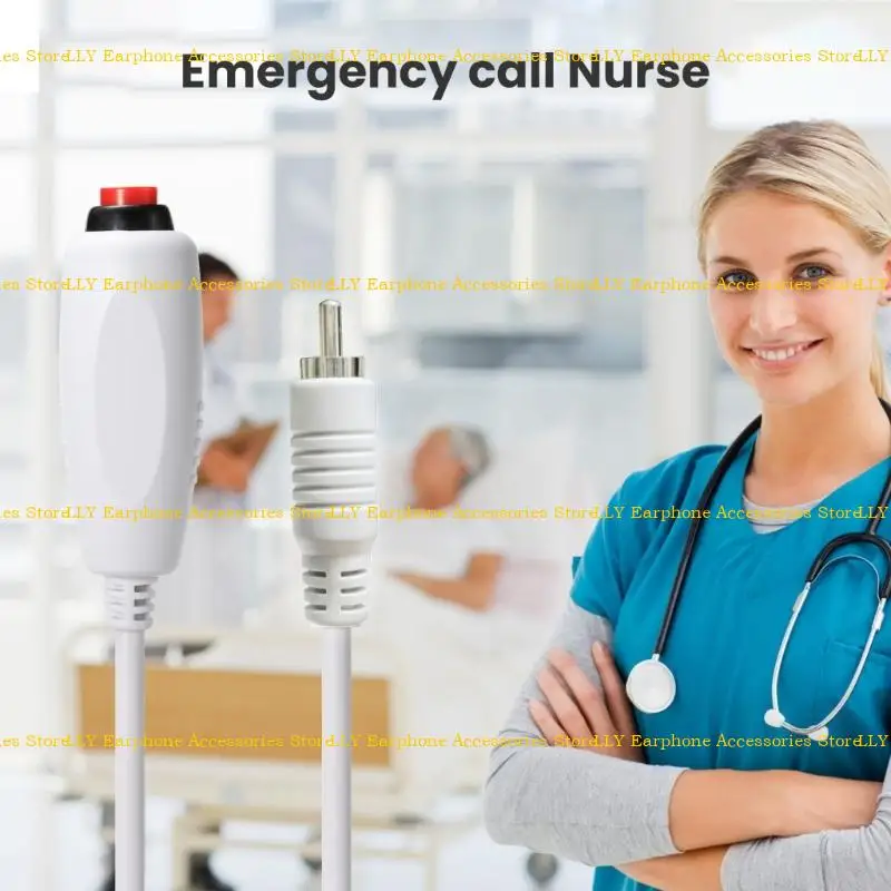 462E Enfermera Push Button Switching Línea llamada emergencia Botón Reemplazo línea Cable emergencia Enfermera - imagen 4