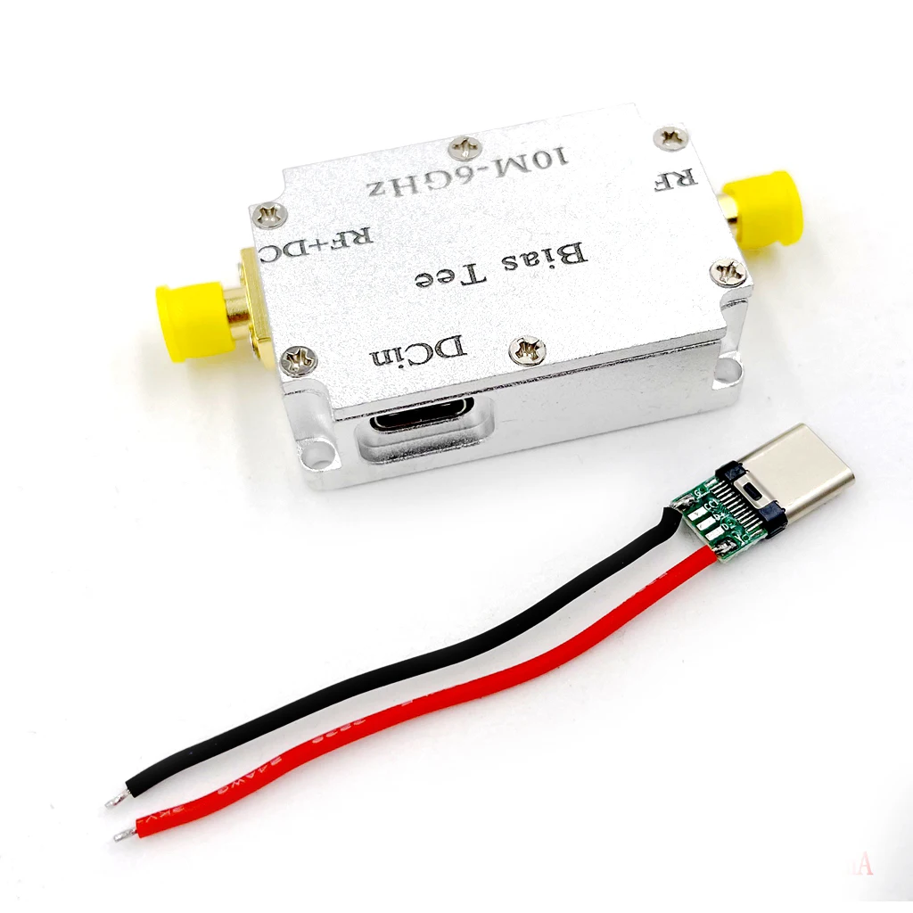 Aislador Coaxial para Radio HAM, amplificador LAN de banda ancha, receptor SDR, GPS, BiasTee, Usb tipo C, 10M-6G - imagen 5