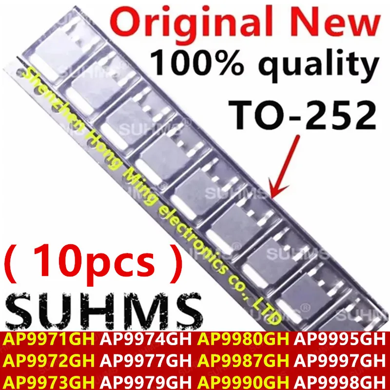 (10 piezas) nuevo AP9971GH AP9972GH AP9973GH AP9974GH AP9977GH AP9979GH AP9980GH AP9987GH AP9990GH AP9995GH AP9997GH AP9998GH TO-252