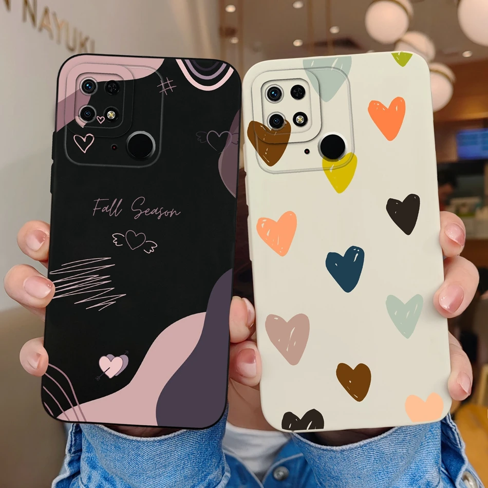 Para Xiaomi Redmi 10C 10X 10A funda de teléfono deportiva protección de cámara cubierta de parachoques de silicona líquida suave para Redmi 10 C X A carcasa deportiva - imagen 2