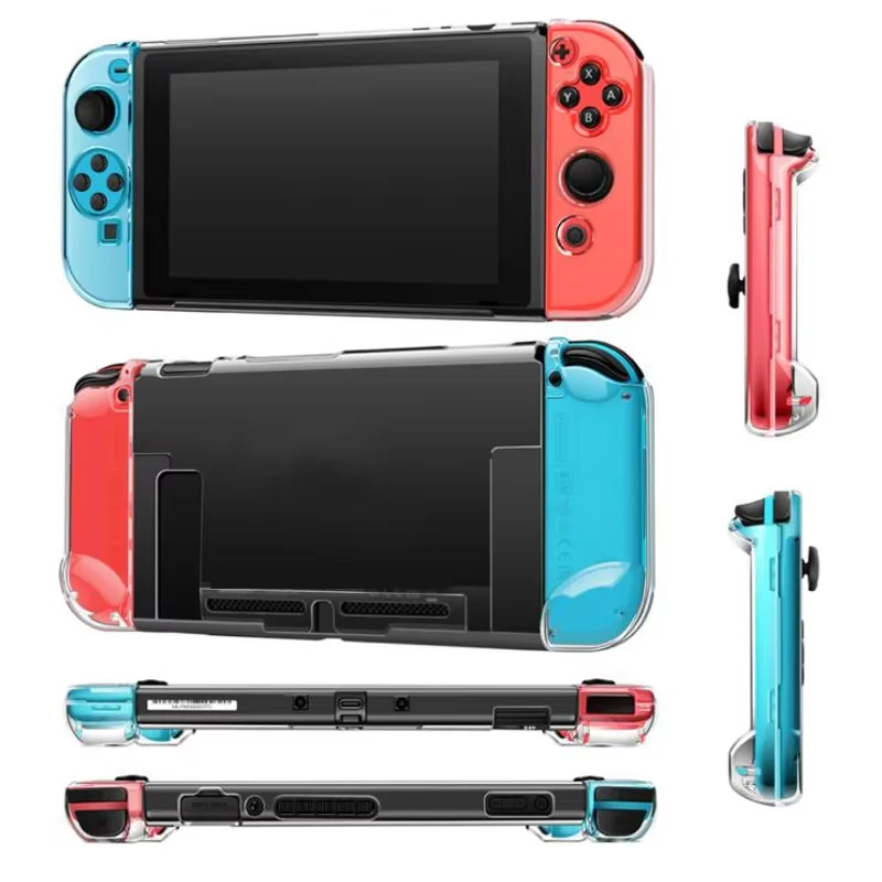 1 unidad para Nintendo Switch Oled funda protectora adecuada para Switch Oled caja protectora totalmente transparente funda protectora de Tpu - imagen 3
