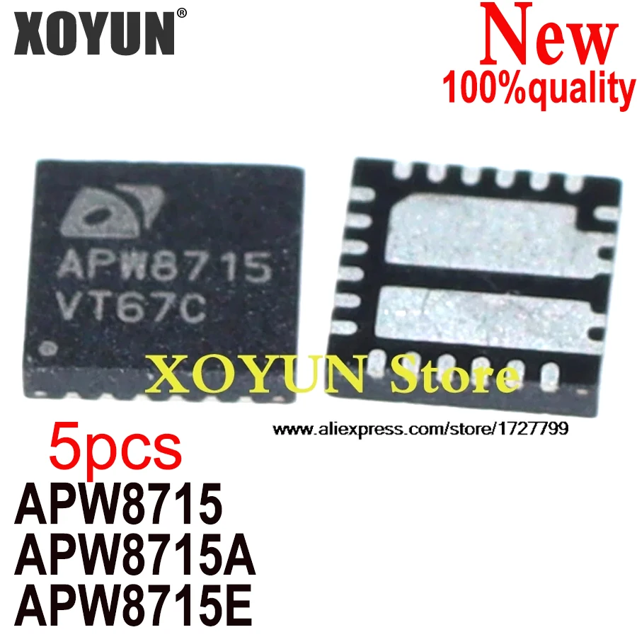 APW8715 APW8715A APW8715E APW8715QBI-TRG APW8715QBI APW8715AQBI-TRG, APW8715EQBI-TRG, 5 unidades, novedad de 100%