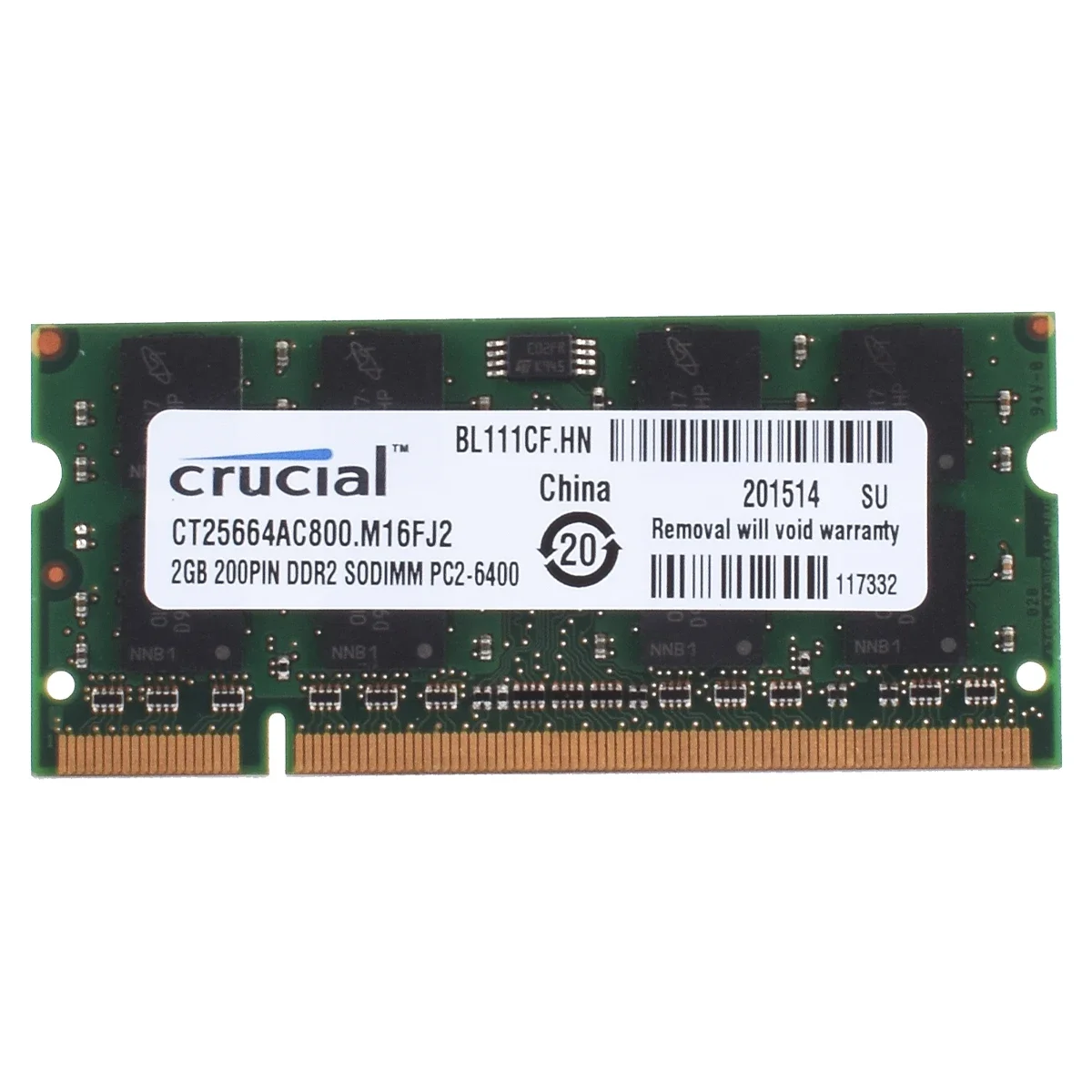 Memoria portátil CRUCIAL SODIMM RAM DDR2 DDR3L 667Mhz 800MHz 1333MHz 1600MHz 1866MHz SODIMM Ram 1,35 V 1,8 V 2GB 4GB 8GB para ordenador portátil - imagen 2