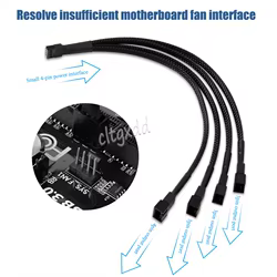 Divisor PWM para Ventiladores PC de 4 Pines – Adaptador Y