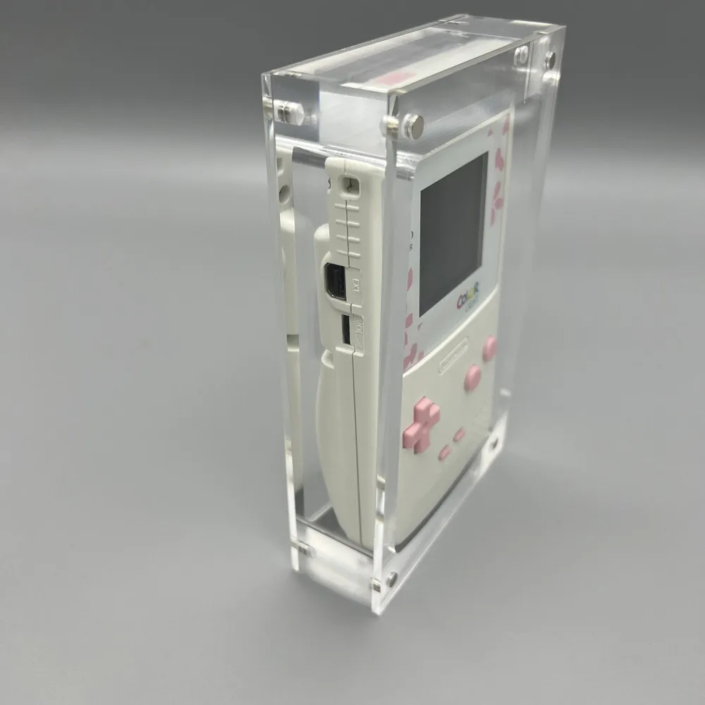 Protector de caja acrílica para consola Game Boy COLOR, cajas de recogida transparentes para Nintendo GBC, estuche de exposición transparente - imagen 4