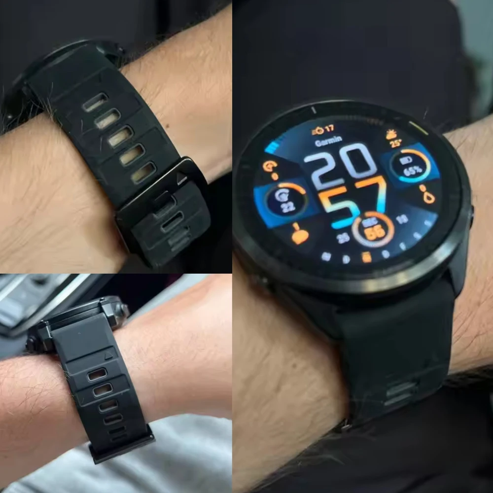 Correa de silicona QuickFit de 22mm y 26mm para Garmin Fenix 8x 51mm 47mm E 7X 7 6X 6 Pro 5X Plus pulsera Enduro 3 Quatix Epix Gen 2 - imagen 5