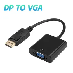Adaptador DisplayPort a VGA para proyector TV, cable convertidor