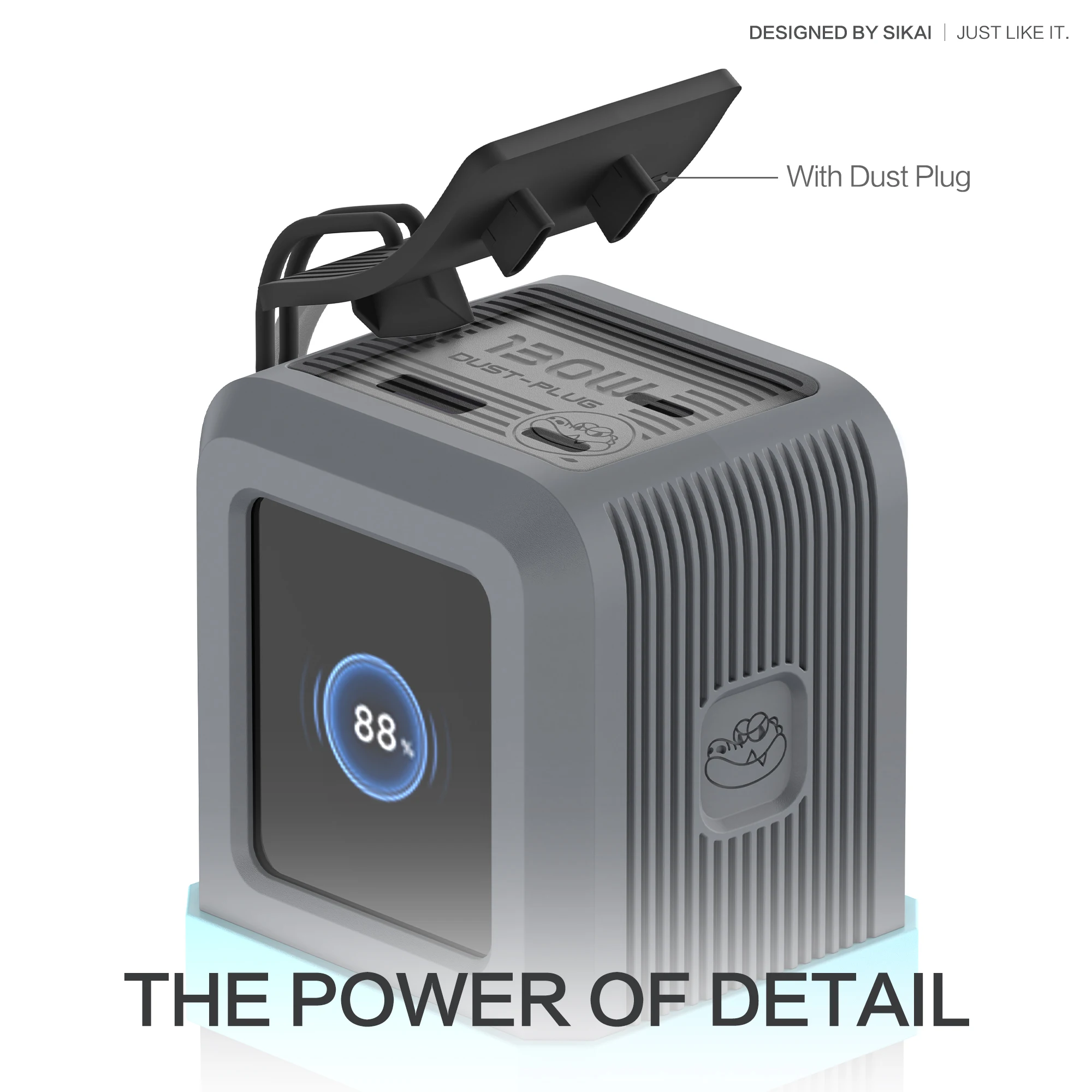 Funda de silicona SIKAI para UGREEN Nexode Power Bank 20000mAh 130W Estuche de viaje portátil para UGREEN Nexode Power Bank 12000mAh 100W - imagen 3