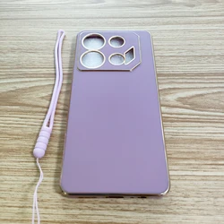 Funda Infinix GT 10 Pro – Carcasa Trasera Suave Cuadrada Lujo