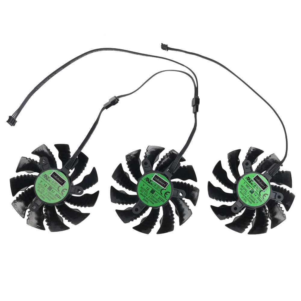Ventilador de refrigeración para Gigabyte RTX 3070, Enfriador de 4 pines de 82MM, 12V, 0.5A, RTX3070, GV-N3070GAMING de juegos, tarjeta gráfica, OC-8GD - imagen 3