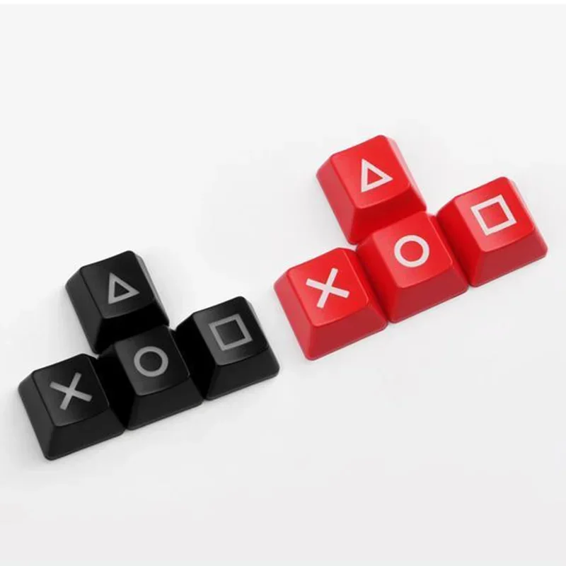 Teclas rojas y negras con flecha WASD, teclas retroiluminadas, teclas de perfil OEM para teclado mecánico para juegos Cherry MX Switch, teclas personalizadas - imagen 4