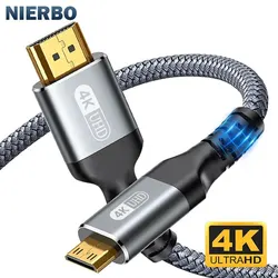 NIERBO Cable Mini HDMI Bidireccional Trenzado para HDTV