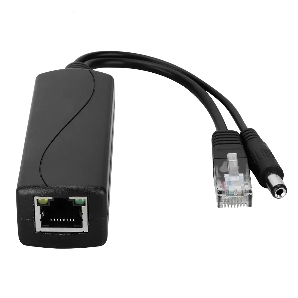 Adaptador de conectores POE de 48V a 12V, divisor de Cable, fuente de alimentación del inyector para Huawei Hikvision 2022, nuevo divisor Poe