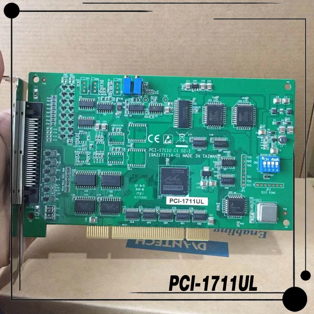 Tarjeta de captura multifunción de 12 bits, salida analógica Universal, placa libre para Advantech PCI-1711UL - imagen 2