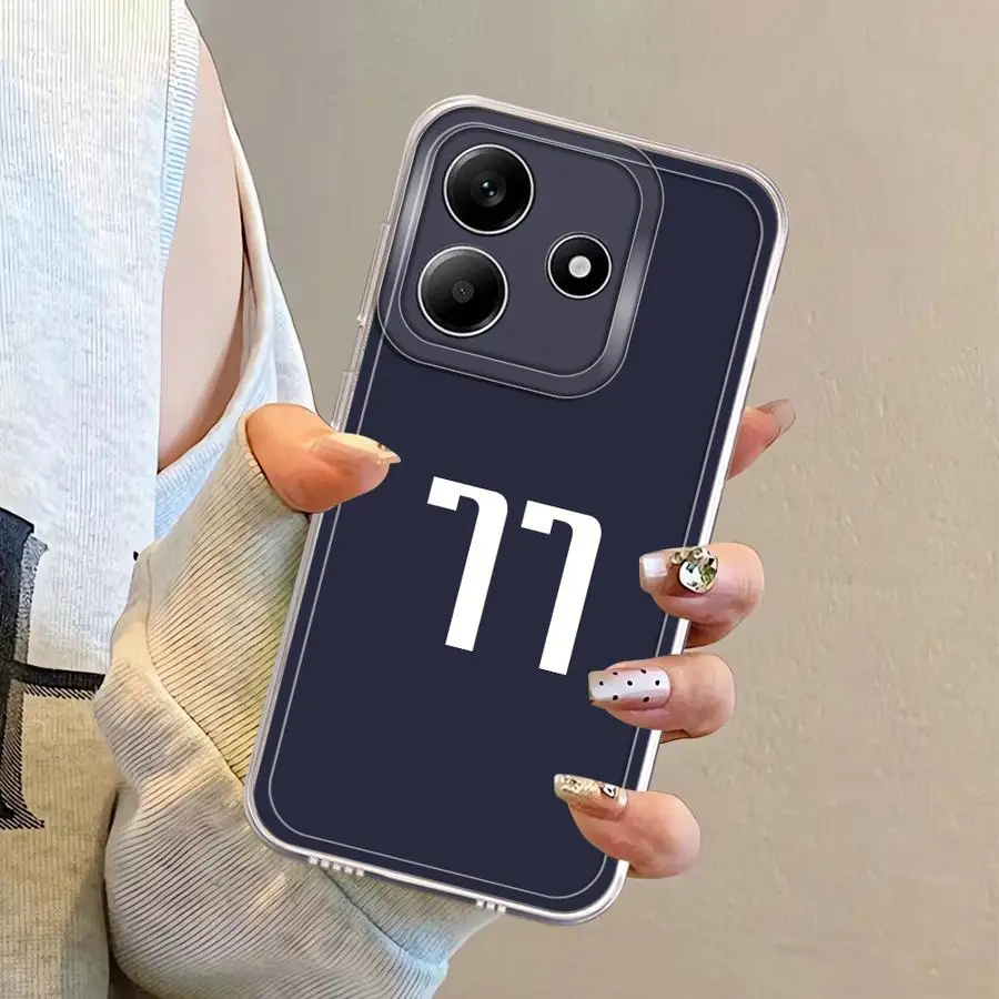 Funda transparente con diseño Digital de baloncesto para Xiaomi Redmi Note 11 14 13 12 Pro Plus 8 10S 11S 12S 10Lite 9 10Pro - imagen 3