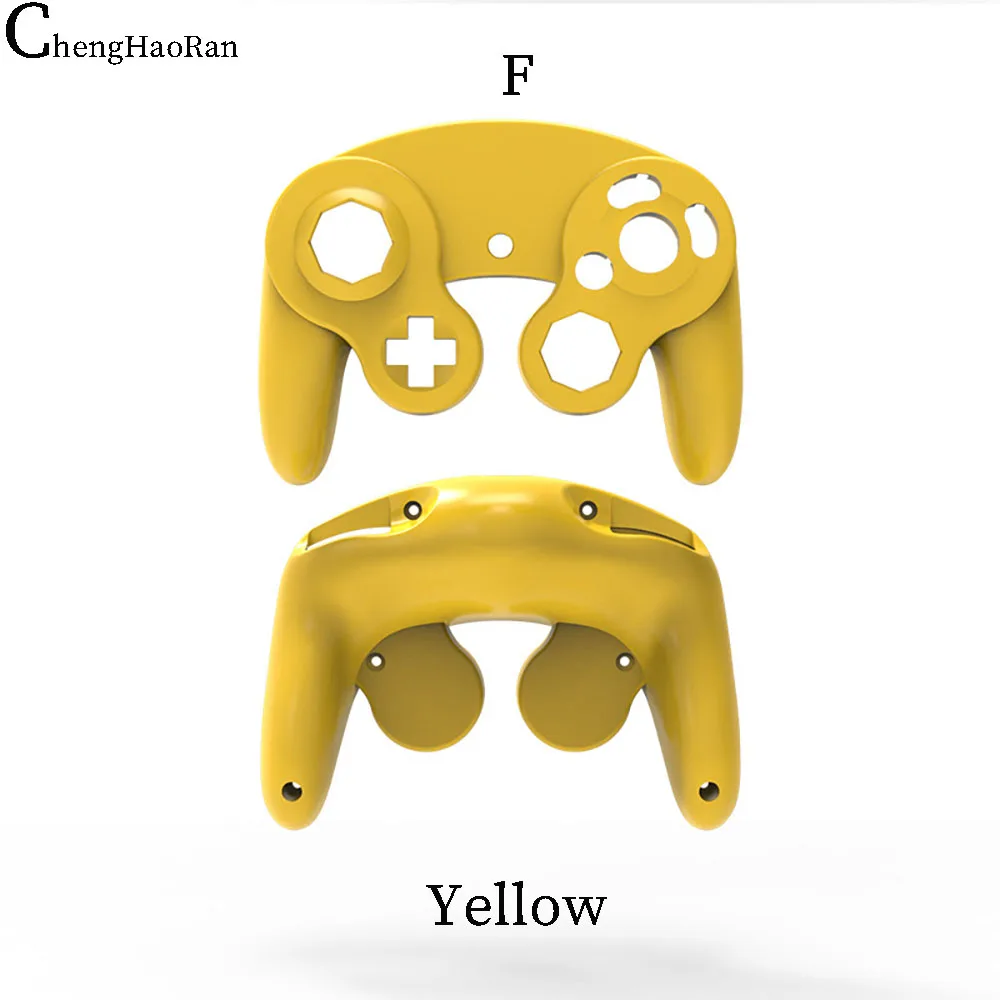 ChengHaoRan piezas de repuesto para Gamecube NGC Controller Case, botones dorados galvanizados, cubiertas superiores e inferiores, 1 unidad - imagen 5