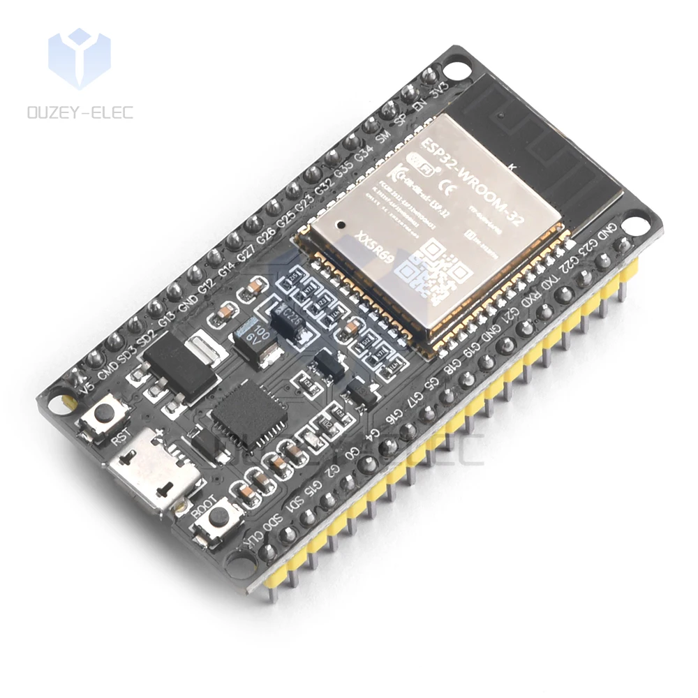 ESP32 Placa de Desarrollo Dual Core WiFi Bluetooth Módulo de Bajo Consumo de Energía WiFi NodeMCU Procesador ESP-WROOM-32 CH9102 38 Pin