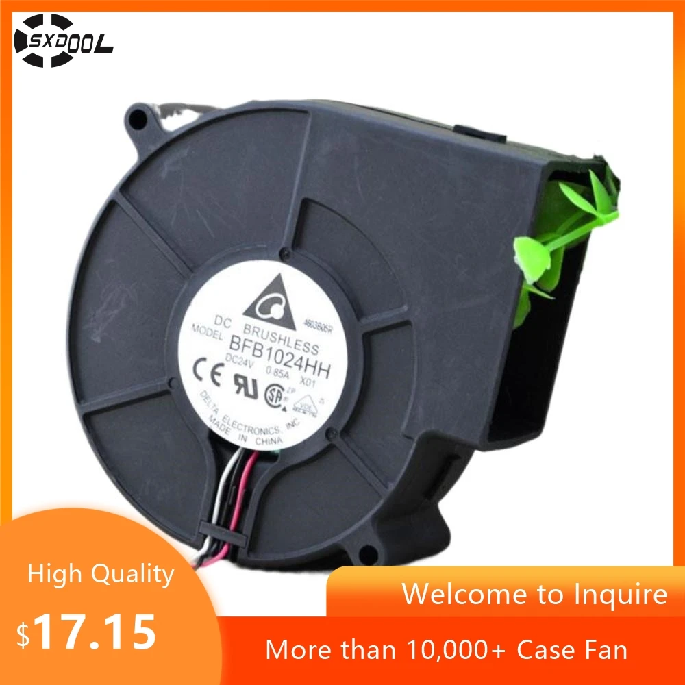 Ventilador BFB1024HH para Delta 9733 97mm 24V DC 0.85A ventilador centrífugo de alta velocidad potente presión de aire grande para barbacoa - imagen 2