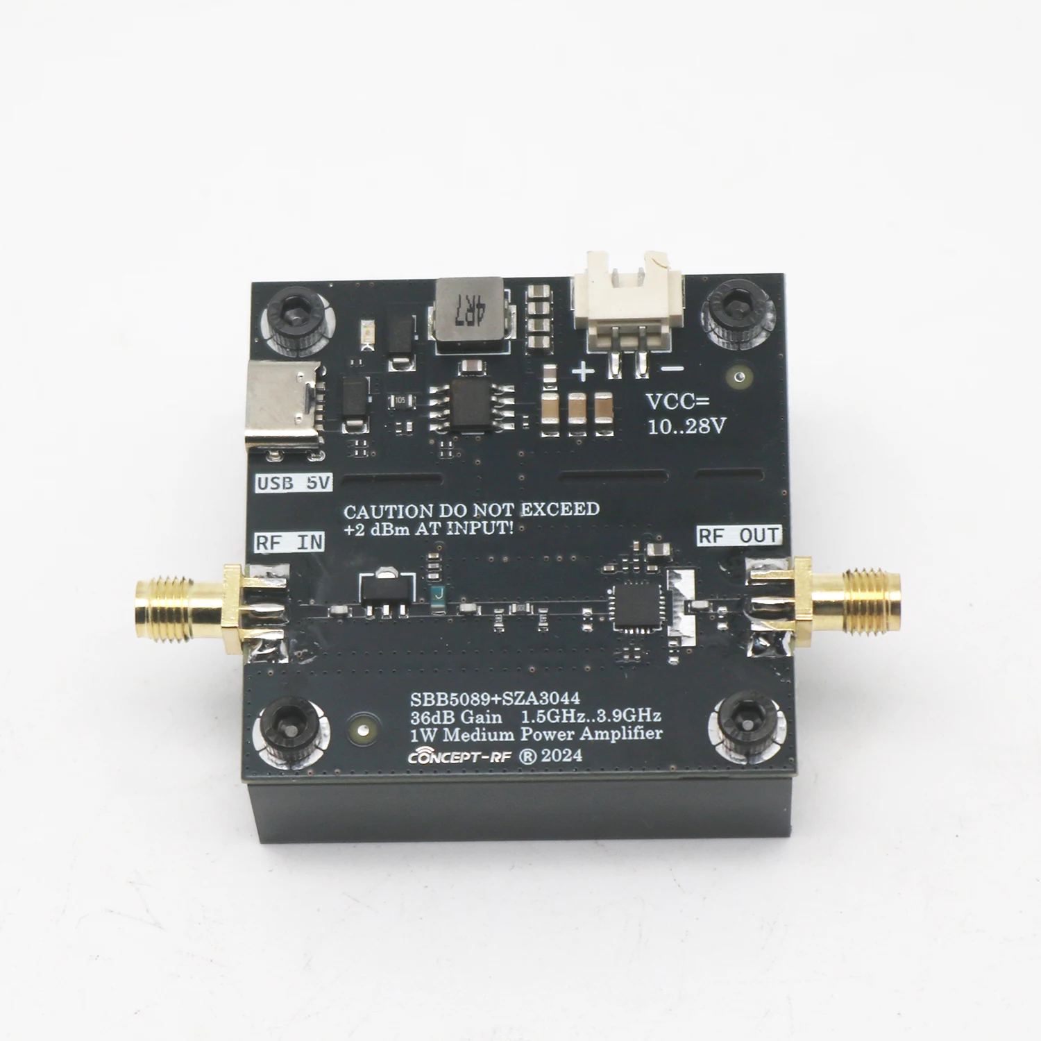SBB5089 + SZA3044 1,5 Ghz ~ 3,9 Ghz 1W amplificador de potencia RF ganancia de 36dB controlador de banda ancha Radio 2,4G transmisor 1,5G GPS WIFI 2,4 Ghz Lora - imagen 3