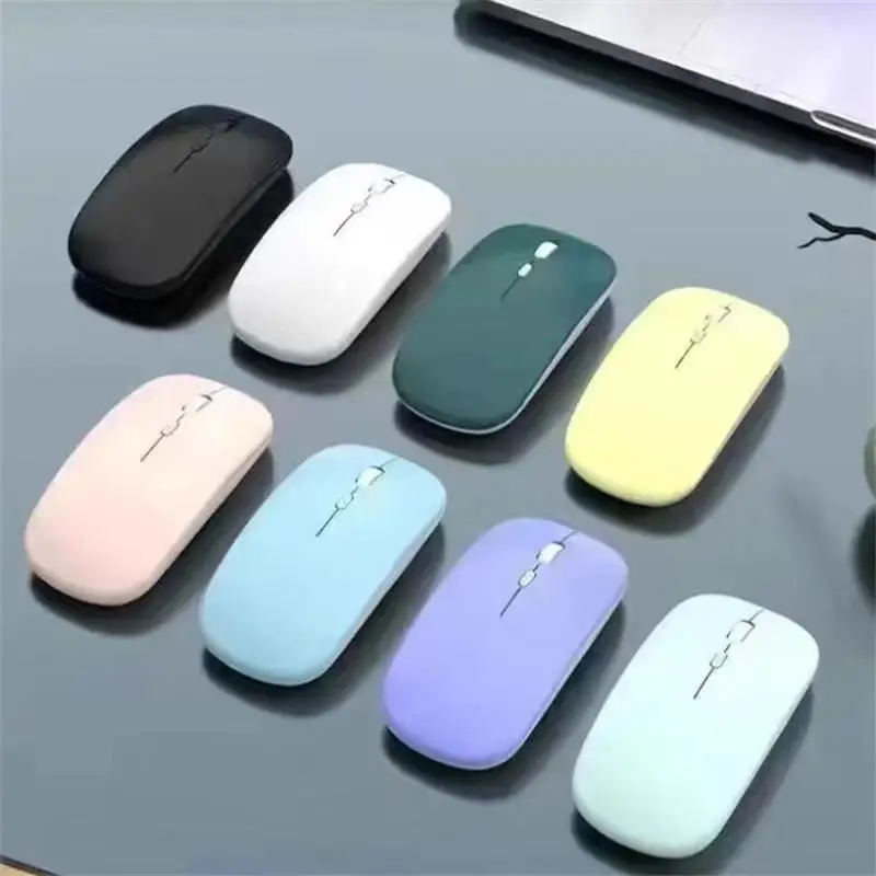 Ratón inalámbrico compatible con Bluetooth, ratón ergonómico adecuado para ordenadores portátiles, Ipads, tabletas, ordenadores portátiles, ratones para teléfonos móviles - imagen 2