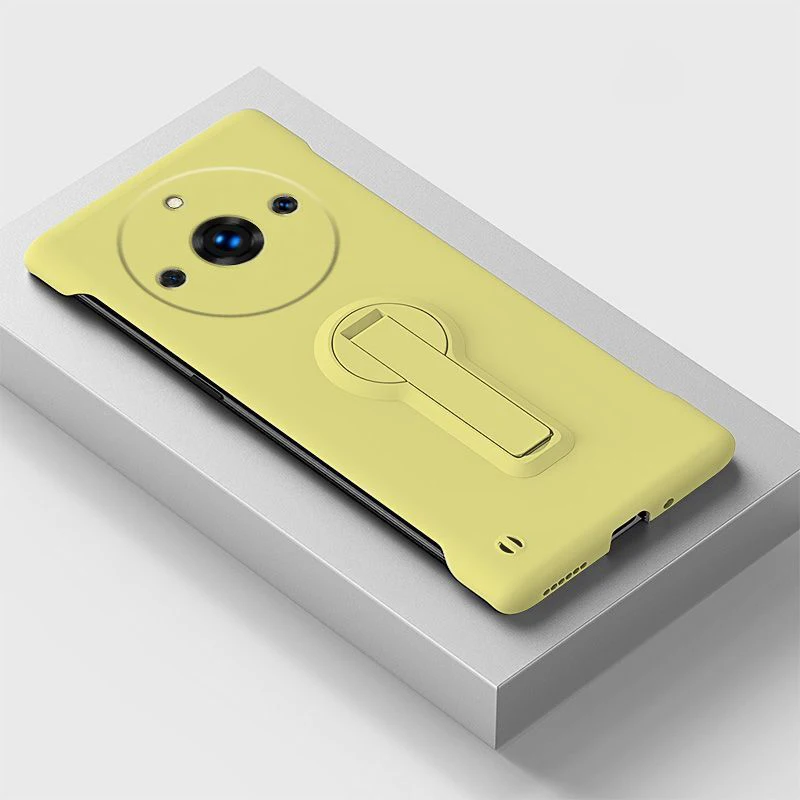 Funda de teléfono para Realme GT NEO 2 3 3T 6 SE GT6 6T 10 11 12 13 14 Pro Plus, funda protectora fina sin marco con soporte giratorio